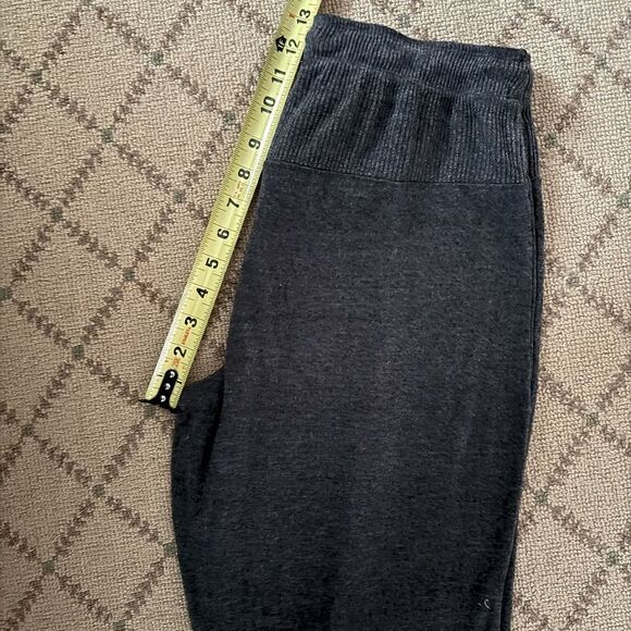 Zara dark gray jogger style sweatpants with ribbed waistband M - Picture 7 of 9